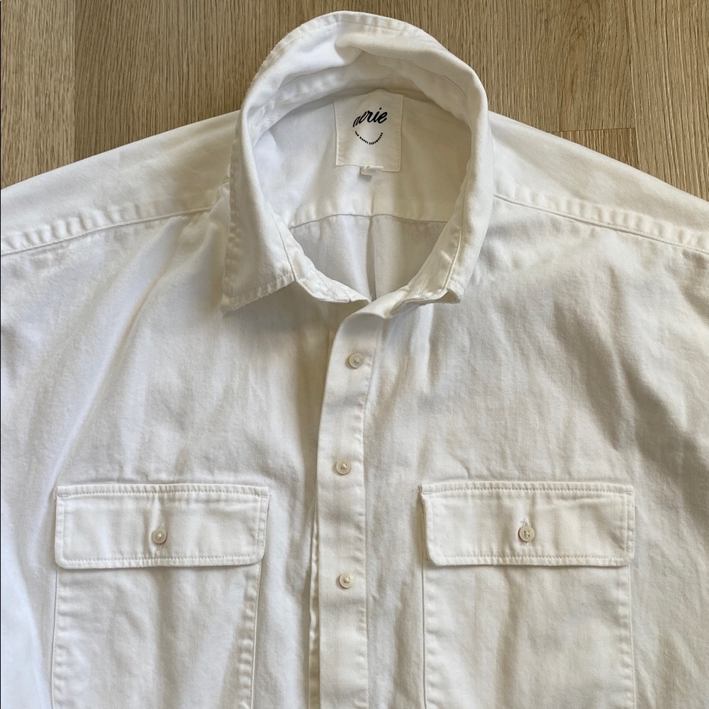 Aerie Relaxed Fit Casual Button Down Shirt - Picture 3 of 9
